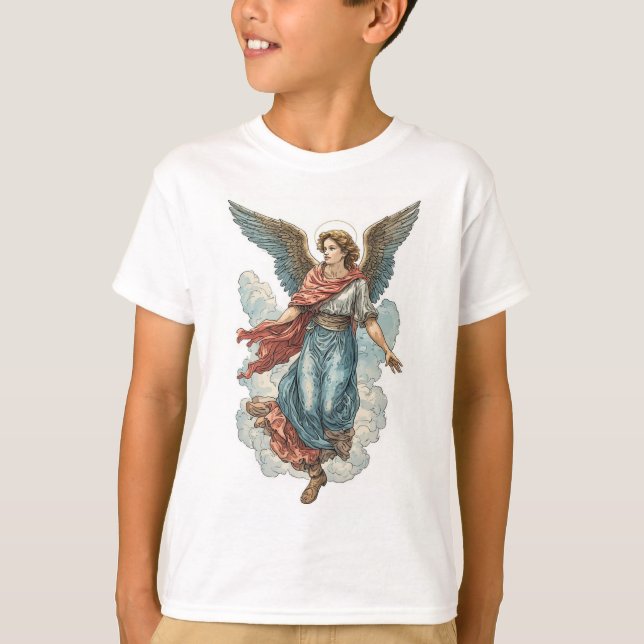 Beautiful Angel Kid's Christian Tee Shirt (Front)