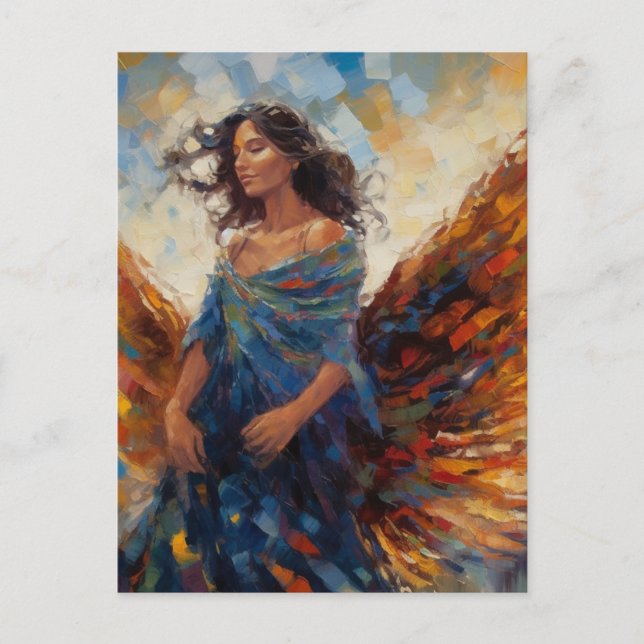 Beautiful Angel Painting Postcard (Front)