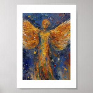 Beautiful Angel Painting  Poster