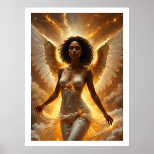Beautiful Angel Poster – Spiritual Guardian