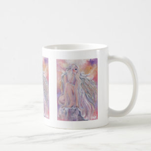 Beautiful Angel sunrise coffee mug by Renee