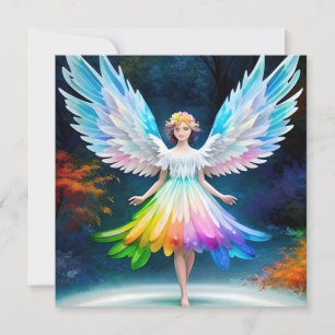 Beautiful Angel Wings Art-35444 Invitation