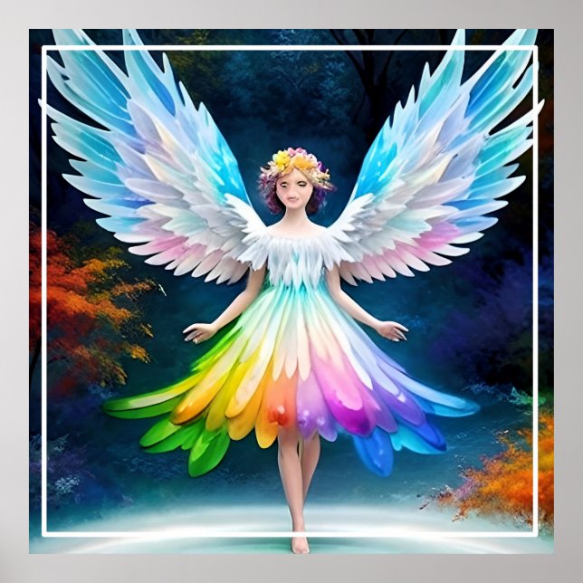 Beautiful Angel Wings Art-35444 Poster (Front)