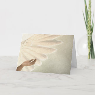 Beautiful Angel Wings - Caring & Calm Card
