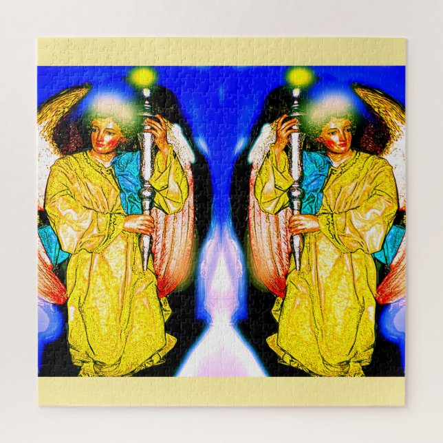 Beautiful angels art jigsaw puzzle (Vertical)