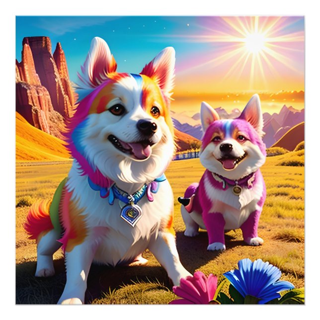 Beautiful Animal Four Photo Print (Front)
