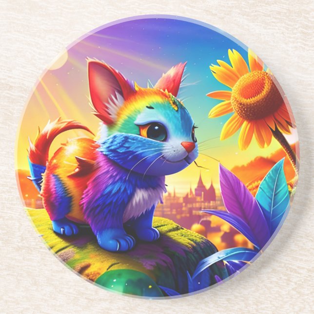 Beautiful Animal Three Coaster (Front)