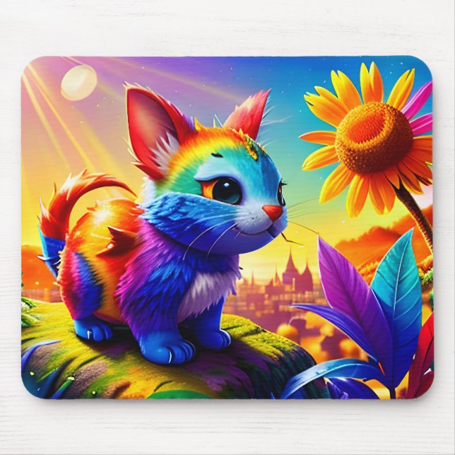 Beautiful Animal Three Mouse Pad (Front)