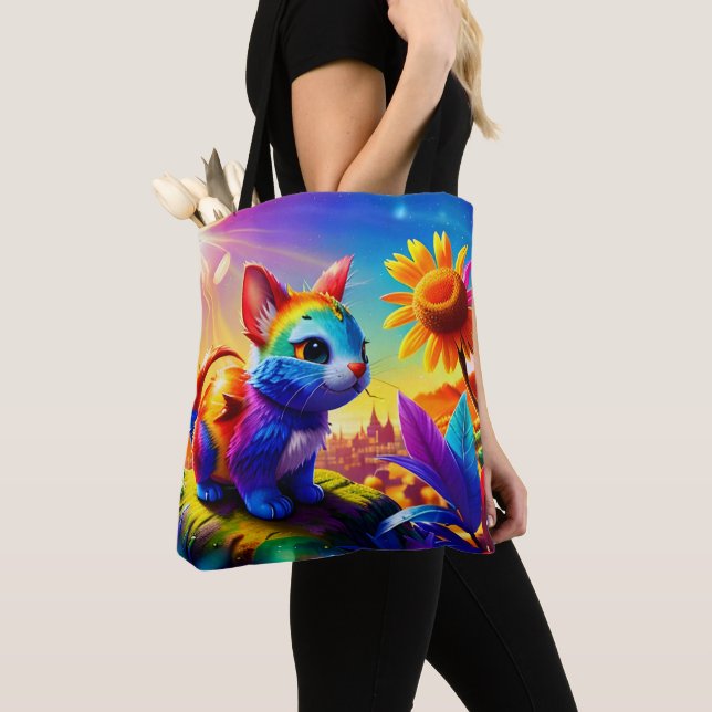 Beautiful Animal Three Tote Bag (Close Up)