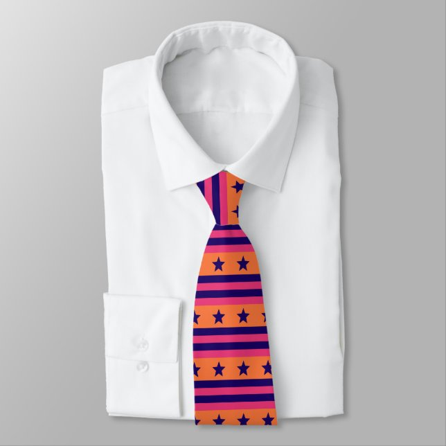 Beautiful Anniversary Gifts Abstract Geometric   Tie (Tied)