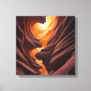 Beautiful Antelope Canyon Navajo Nation Canvas Print