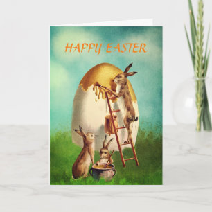 Beautiful antique Easter card
