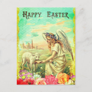 Beautiful antique picture of Easter Card