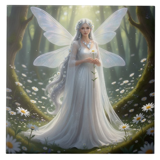Beautiful April Diamond Fairy Tile (Front)