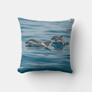 Beautiful Aquatic Dolphins Cushion
