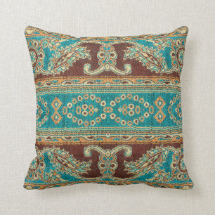 Beautiful, arab, arabic, arabian, arabesque fabric cushion