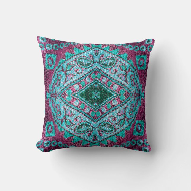 Beautiful, arab, arabic, arabian, arabesque fabric cushion (Front)