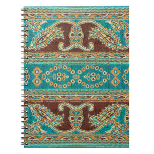 Beautiful, arab, arabic, arabian, arabesque fabric notebook