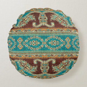 Beautiful, arab, arabic, arabian, arabesque fabric round cushion