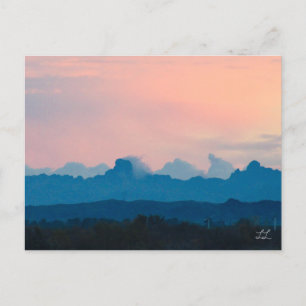 Beautiful Arizona Sunrise Holiday Postcard