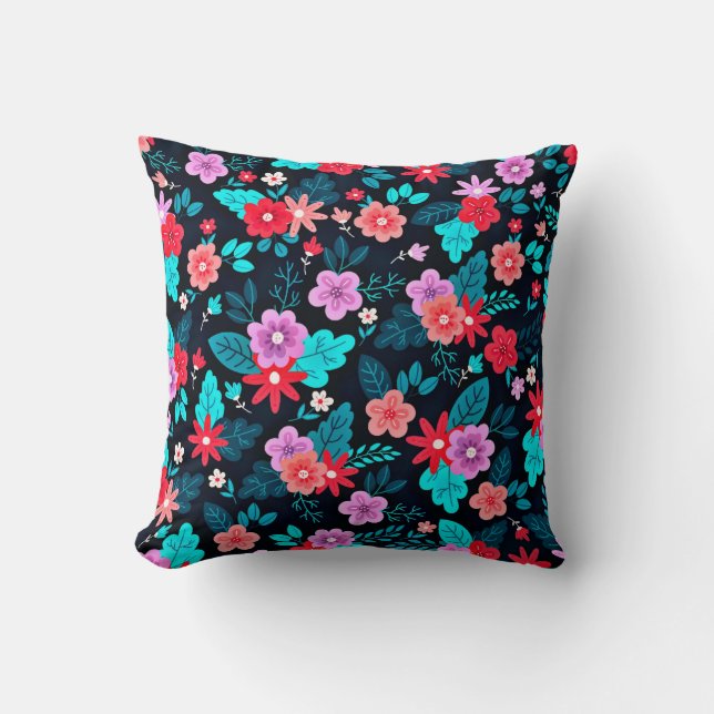 Beautiful Arrangement Ditsy Floral Pattern-56576 Cushion (Front)