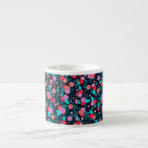 Beautiful Arrangement Ditsy Floral Pattern-56576 Espresso Cup