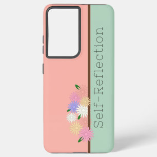 Beautiful Arrangement of Colorful Daisies on Sill  Samsung Galaxy Case