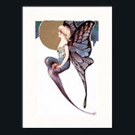 Beautiful Art Deco Butterfly Fairy Poster<br><div class="desc">A series of 6 small but gorgeous Art Deco illustrations of beautiful woman butterfly fairies.  Note: enlarging this image may result in a poor quality poster.</div>
