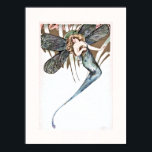 Beautiful Art Deco Butterfly Fairy Poster<br><div class="desc">A series of 6 small but gorgeous Art Deco illustrations of beautiful woman butterfly fairies.  Note: enlarging this image may result in a poor quality poster.</div>