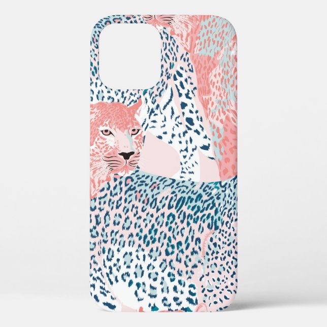 Beautiful art Leopard seamless pattern, abstract a Case-Mate iPhone Case (Back)