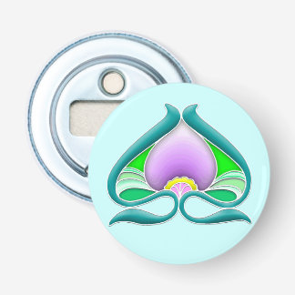 Beautiful Art Nouveau fantasy flower Bottle Opener