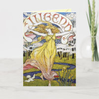 Beautiful Art Nouveau Greeting cards