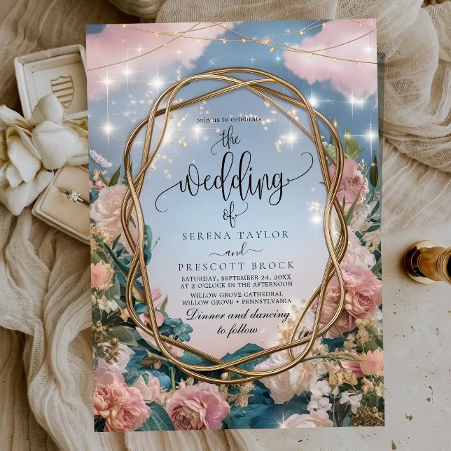 Beautiful Art Nouveau Themed Wedding Invitation (Creator Uploaded)