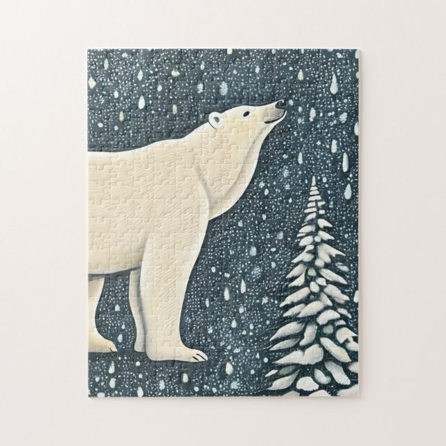 Beautiful Artic Polar Bear Jigsaw Puzzle (Vertical)