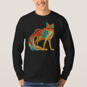 Beautiful Artistic Fox Animal T-Shirt