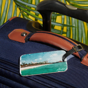 Beautiful Aruba Tropical Island Travel Luggage Tag