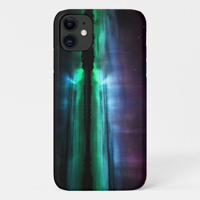Beautiful Aurora Borealis iPhone Case (Back)