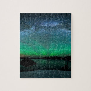 Beautiful Aurora Borealis / northern lights Jigsaw Puzzle