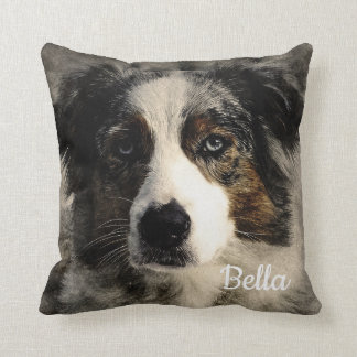 Beautiful Australian Shepard Custom Personalised Cushion