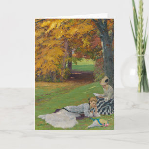 Beautiful Autumn Afternoon   Edward Cucuel Card