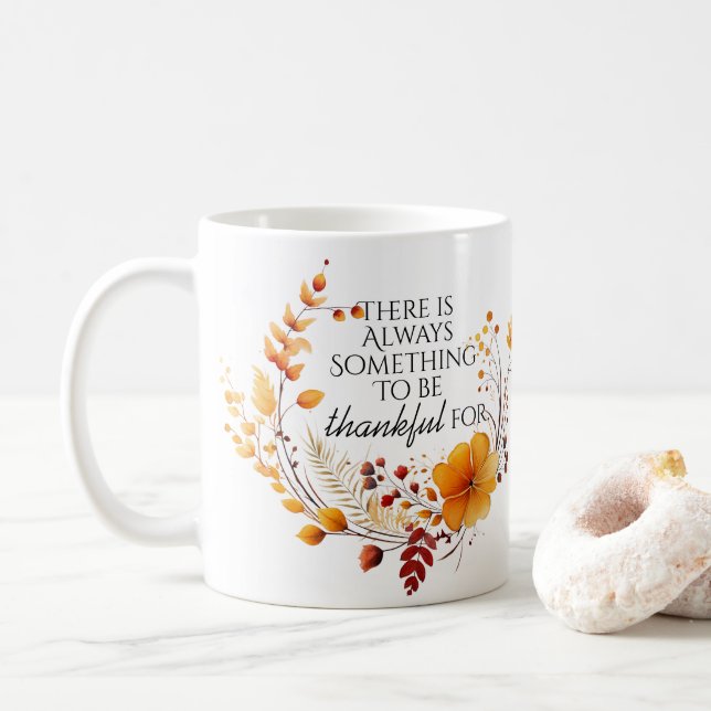 Beautiful Autumn  Coffee Mug (With Donut)