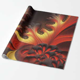 Beautiful Autumn Coloured Newtonbrot Wrapping Paper
