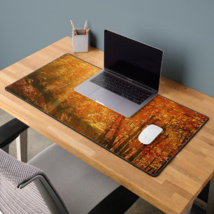 Beautiful autumn desk mat