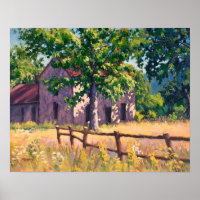 Beautiful Autumn Farm House Scene in Illinois