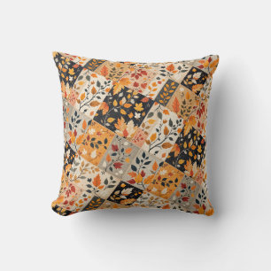 Beautiful Autumn Harvest patchwork Cushion