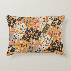 Beautiful Autumn Harvest patchwork Decorative Cushion