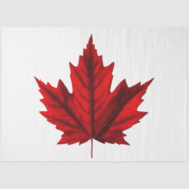 Beautiful Autumn Maple Leaf Tissue Paper (Front)