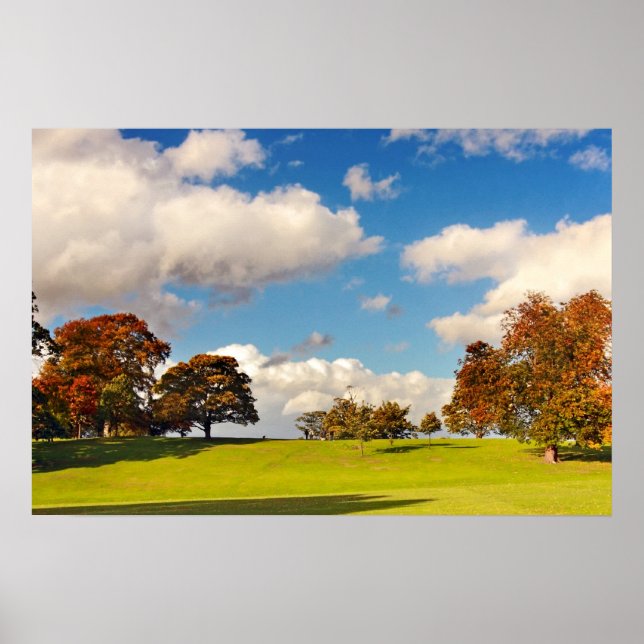 Beautiful Autumn, Scotland Poster (Front)