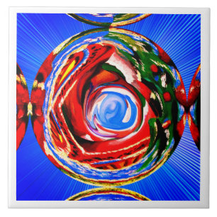 Beautiful autumn spirit art tile