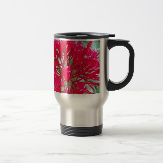 Beautiful Awesome Red flowers Travel Mug (Right)